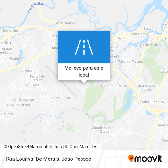 Rua Lourival De Morais mapa