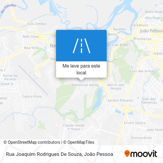 Rua Joaquim Rodrigues De Souza mapa