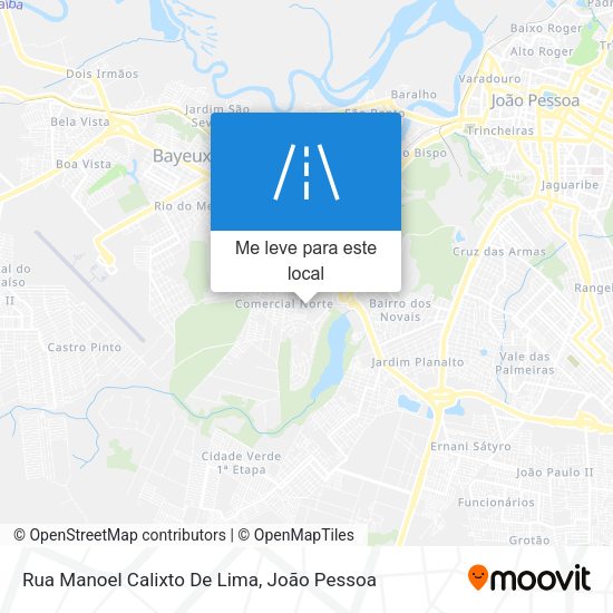 Rua Manoel Calixto De Lima mapa