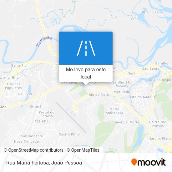 Rua Maria Feitosa mapa
