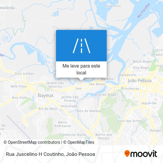Rua Juscelino H Coutinho mapa