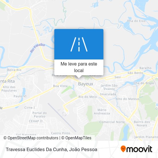 Travessa Euclides Da Cunha mapa