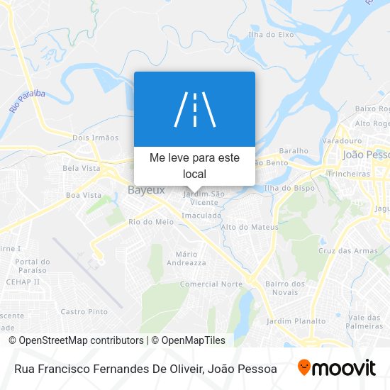 Rua Francisco Fernandes De Oliveir mapa