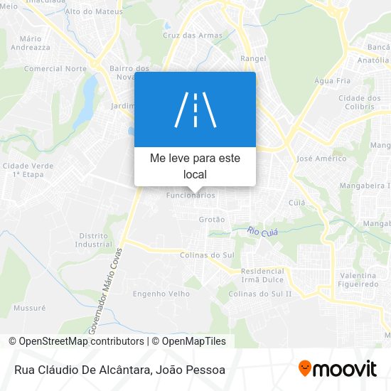 Rua Cláudio De Alcântara mapa