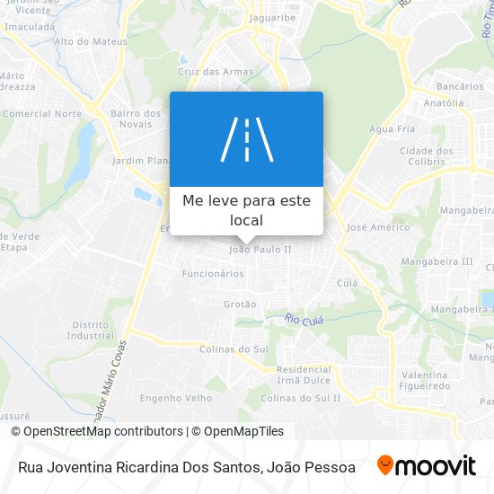 Rua Joventina Ricardina Dos Santos mapa