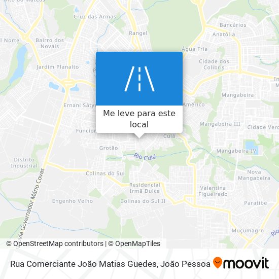 Rua Comerciante João Matias Guedes mapa