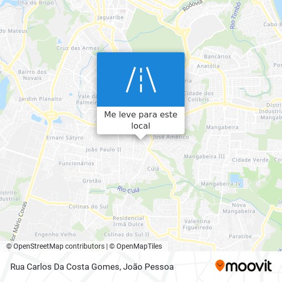 Rua Carlos Da Costa Gomes mapa