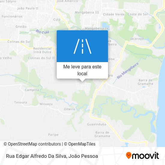 Rua Edgar Alfredo Da Silva mapa