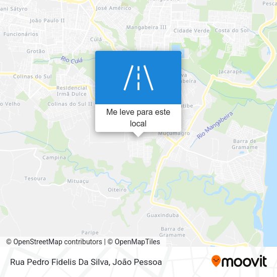 Rua Pedro Fidelis Da Silva mapa