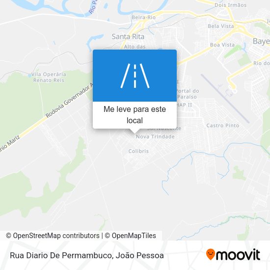 Rua Diario De Permambuco mapa