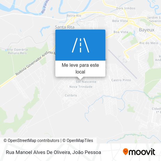 Rua Manoel Alves De Oliveira mapa
