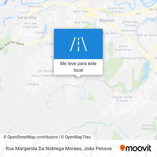 Rua Margarida Da Nóbrega Moraes mapa