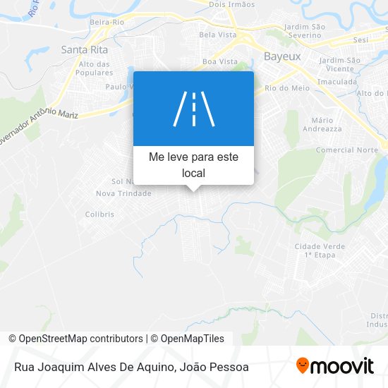 Rua Joaquim Alves De Aquino mapa