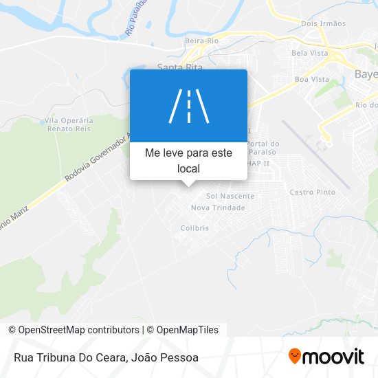 Rua Tribuna Do Ceara mapa
