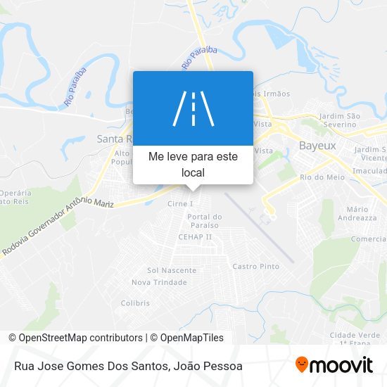 Rua Jose Gomes Dos Santos mapa