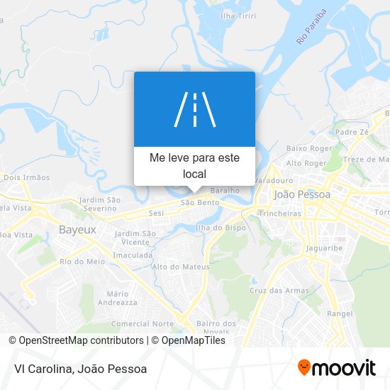Vl Carolina mapa