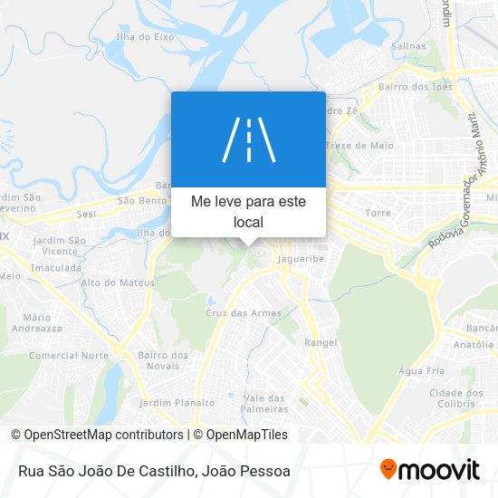 Rua São João De Castilho mapa