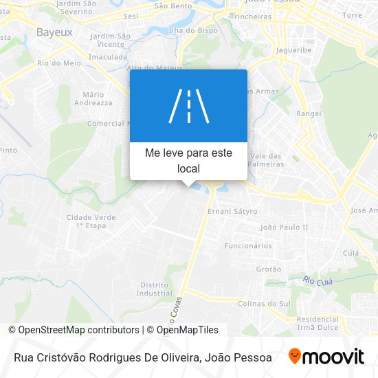 Rua Cristóvão Rodrigues De Oliveira mapa
