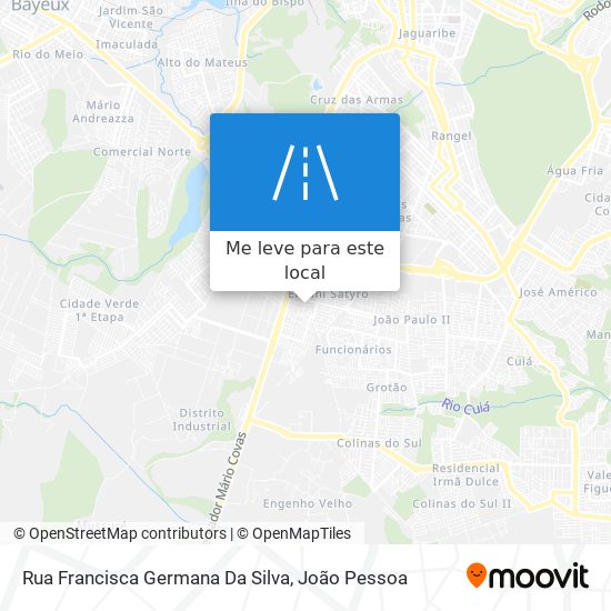 Rua Francisca Germana Da Silva mapa