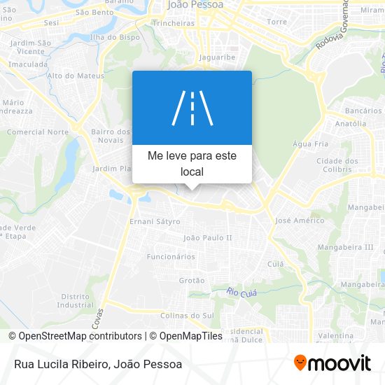 Rua Lucila Ribeiro mapa