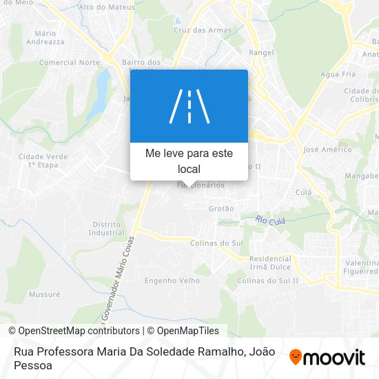 Rua Professora Maria Da Soledade Ramalho mapa