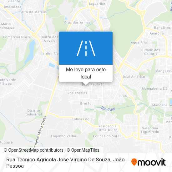 Rua Tecnico Agricola Jose Virgino De Souza mapa
