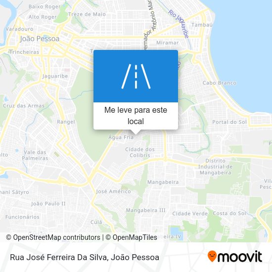 Rua José Ferreira Da Silva mapa