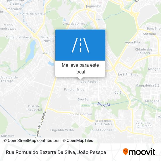 Rua Romualdo Bezerra Da Silva mapa