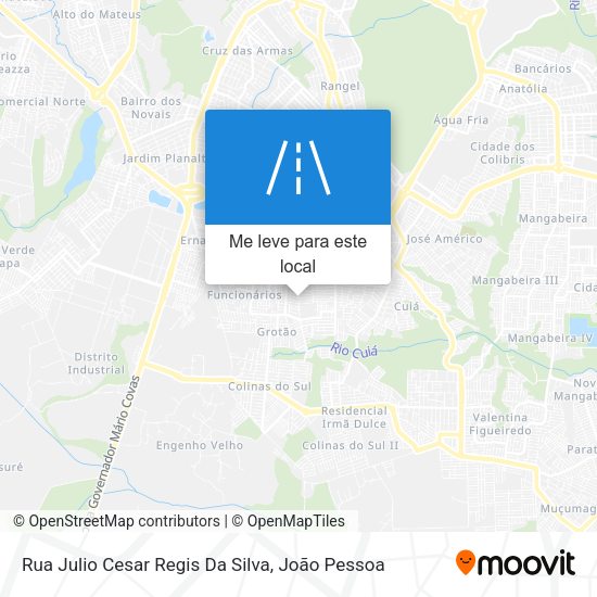Rua Julio Cesar Regis Da Silva mapa