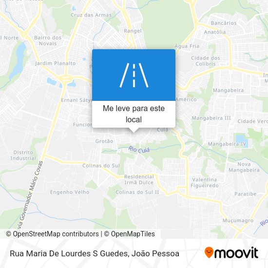 Rua Maria De Lourdes S Guedes mapa