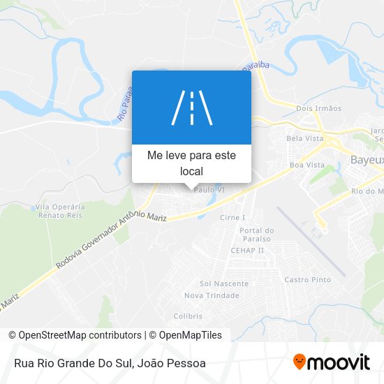 Rua Rio Grande Do Sul mapa