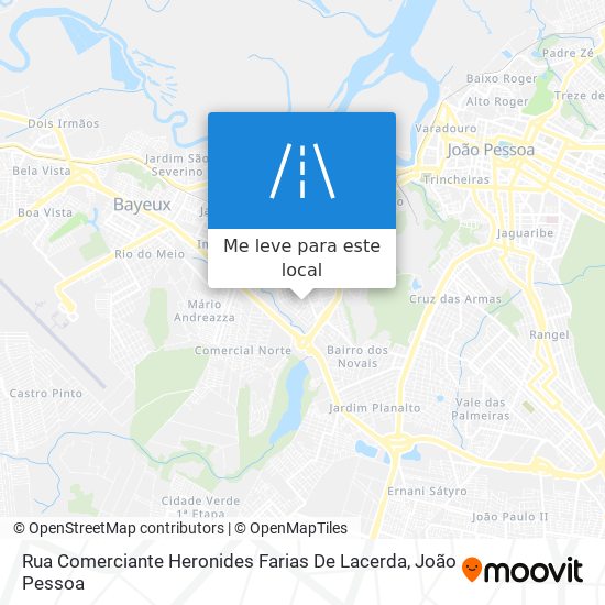 Rua Comerciante Heronides Farias De Lacerda mapa
