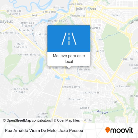Rua Arnaldo Vieira De Melo mapa