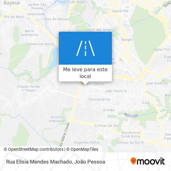 Rua Elísia Mendes Machado mapa