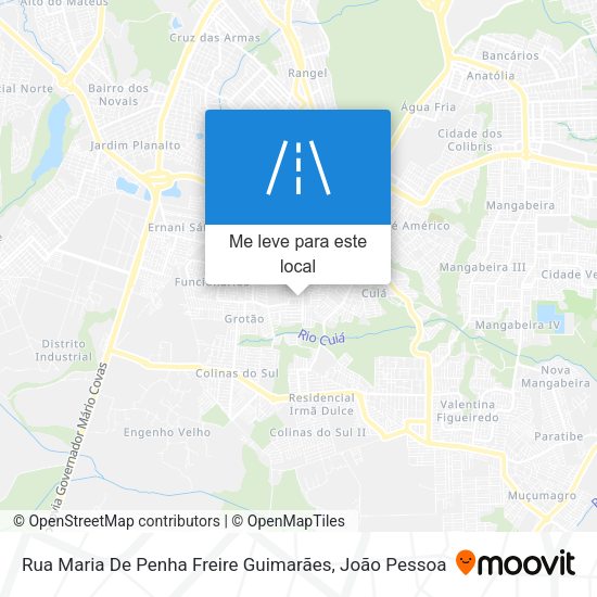 Rua Maria De Penha Freire Guimarães mapa