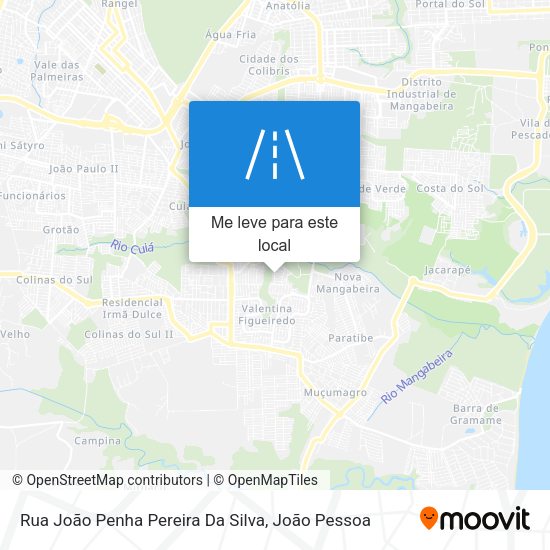 Rua João Penha Pereira Da Silva mapa
