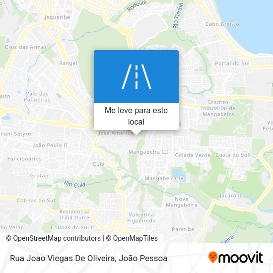 Rua Joao Viegas De Oliveira mapa