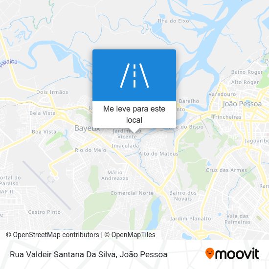 Rua Valdeir Santana Da Silva mapa