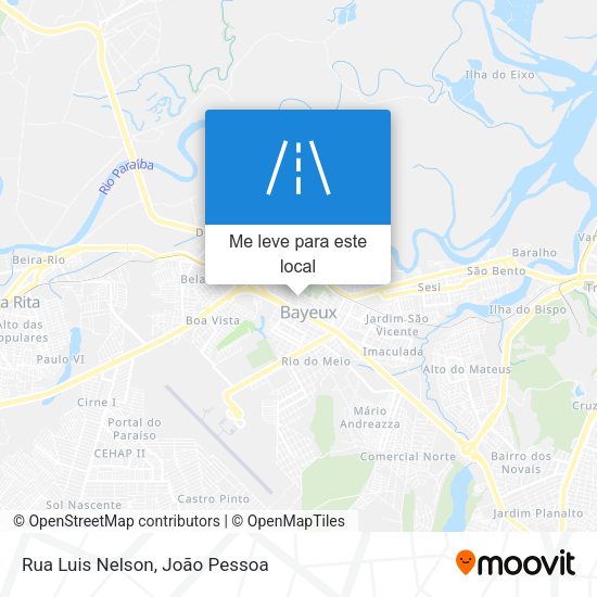 Rua Luis Nelson mapa