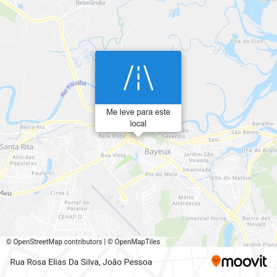 Rua Rosa Elias Da Silva mapa
