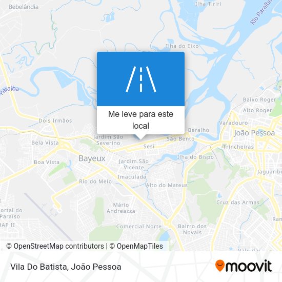 Vila Do Batista mapa