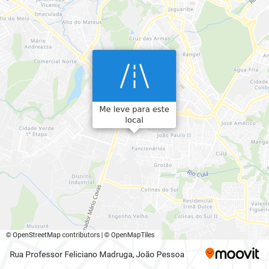 Rua Professor Feliciano Madruga mapa