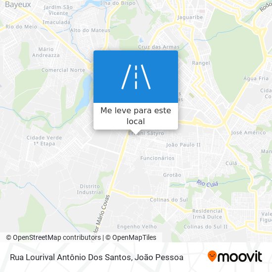 Rua Lourival Antônio Dos Santos mapa