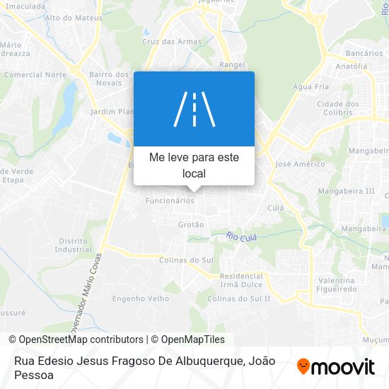 Rua Edesio Jesus Fragoso De Albuquerque mapa