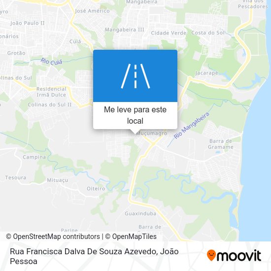 Rua Francisca Dalva De Souza Azevedo mapa