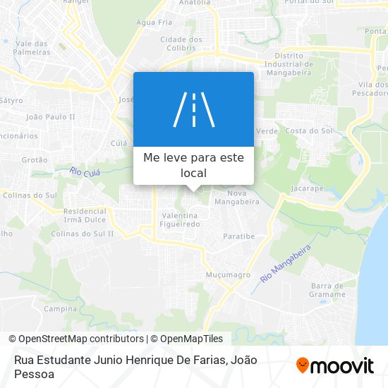 Rua Estudante Junio Henrique De Farias mapa