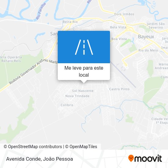Avenida Conde mapa