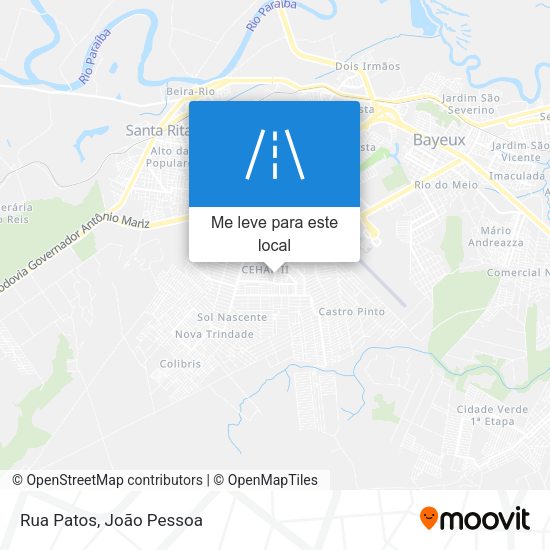 Rua Patos mapa