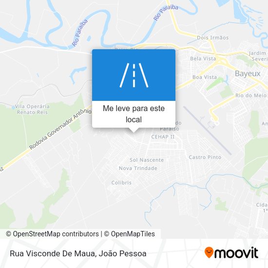 Rua Visconde De Maua mapa