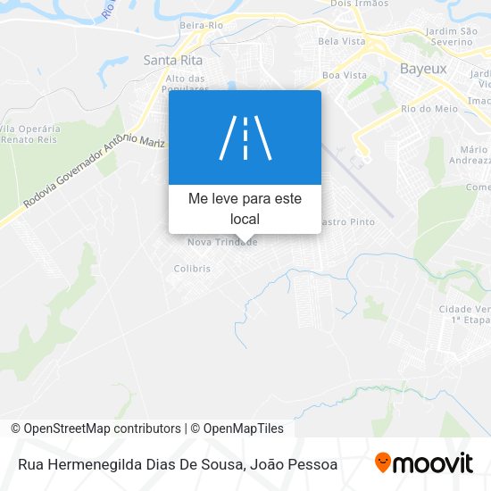 Rua Hermenegilda Dias De Sousa mapa